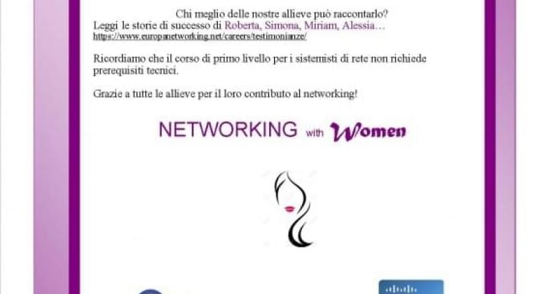 Ragazze, il networking ha bisogno di voi!